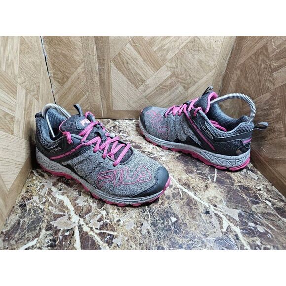 Fila Women's Trail Running  Gray Shoes Size 8 717 - Picture 1 of 10